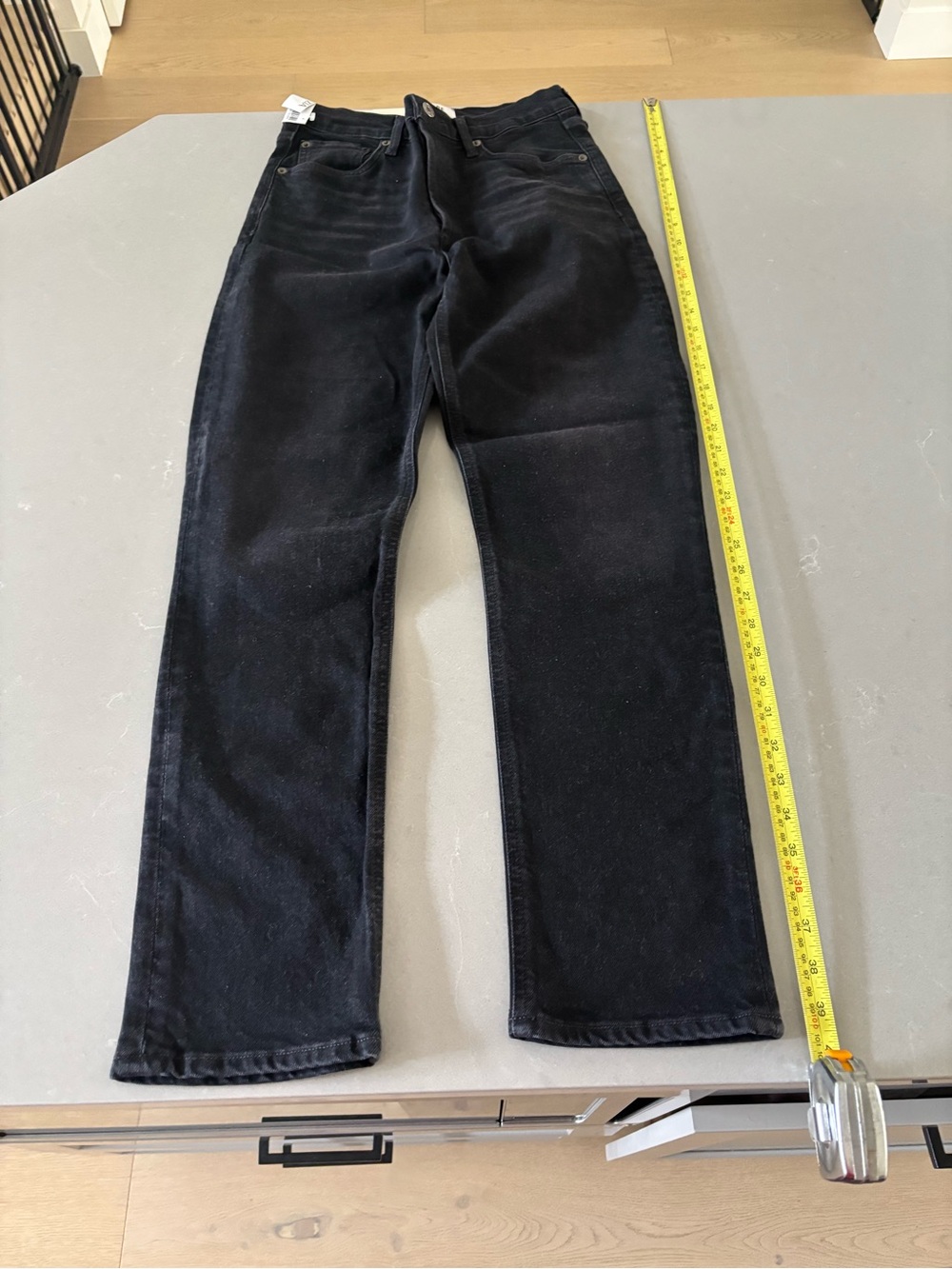 Agolde Women's Jeans Riley Long High Rise Straight in Compilation
